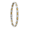 Bracelet Homme Jourdan bijou, DINEMA, acier et acier PVD jaune LI 012 H