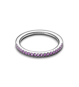 Bague Pandora Demi-Éternité Violette Argent 925 - 192999C04