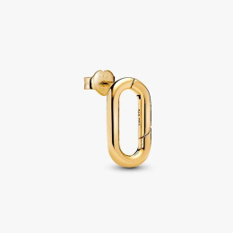 Clou d'oreille Pandora  ouvrable en métal doré or jaune 585/1000,263856C00