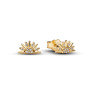 Boucles d'oreilles Pandora Soleil Céleste Scintillant Dorés en métal doré or jaune 585/1000,264627C01