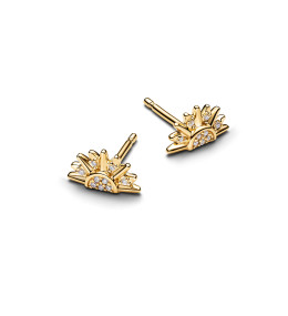 Boucles d'Oreilles Soleil Céleste Pandora Dorées Or 14k - 264627C01