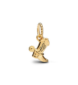 Charm Pandora Disney Pixar Toy story santiag dorée en métal doré or jaune 585/1000 764606C01