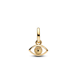 Mini Charm Pendentif Œil Porte-Bonheur Pandora Doré - 764609C01