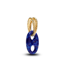 Charm pendentif Pandora maillon marin doré en métal doré or jaune 585/1000 764692C01