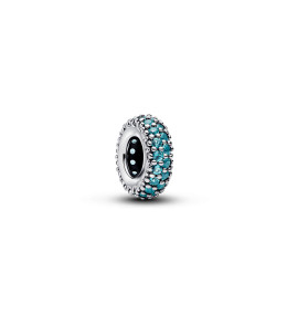 Charm Pandora Moments espaceur pierres bleu glaciers en argent 925/1000, 791359C01