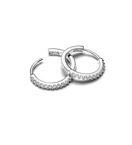 Boucles d'Oreilles Mini-Créoles Scintillantes Pandora | 294649C01