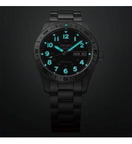 Montre Homme Seiko 5 Sports Automatique Acier Noir, HDB006K1