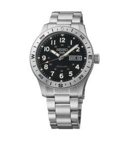 Montre Homme Seiko 5 Sports Automatique Acier Noir, HDB006K1