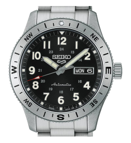 Montre Homme Seiko 5 Sports Automatique Acier Noir, HDB006K1