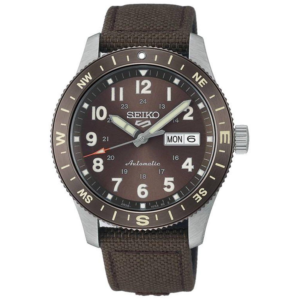Montre Homme SEIKO 5 - Automatique 3 aiguilles, jour et date acier HDB009K1