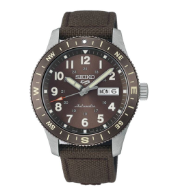 Montre Homme SEIKO 5 - Automatique 3 aiguilles, jour et date acier HDB009K1