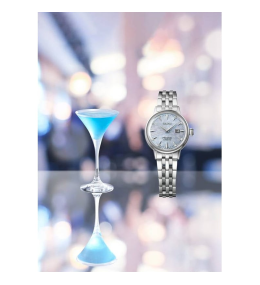 Montre Femme Seiko Presage Cocktail Sky Diving Diamants, SRE007J1