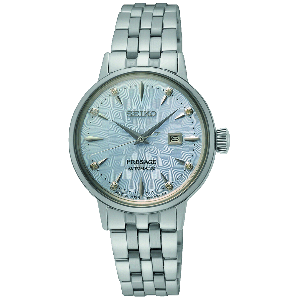 Montre Femme SEIKO PRESAGE (Cocktail time) Automatique acier SRE007J1