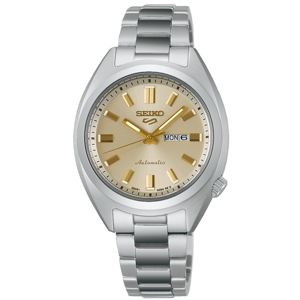 Montre Femme SEIKO 5 - Automatique 3 aiguilles, jour et date acier SRE023K1