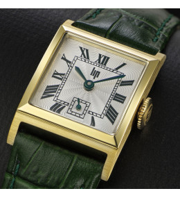 Montre Femme LIP Churchill C18 Carrée Cuir Vert, 671949
