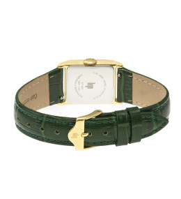 Montre Femme LIP Churchill C18 Carrée Cuir Vert, 671949