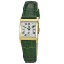 Montre Femme Lip Churchill C18, 21 X 21 mm, quartz, acier PVD jaune et cuir vert 671949