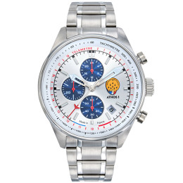 Montre Homme Patrouille De France Athos 1 Chronographe, acier cadran argenté 668150