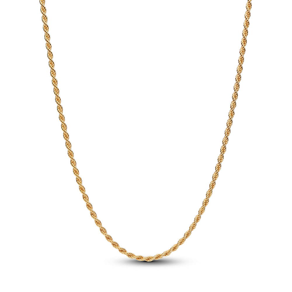 Collier Pandora maille corde en métal doré or jaune 585/1000 364687C00-70