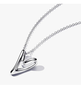 Collier Pandora pendentif coeur de forme organique en argent 925/1000 393272C00-70