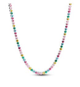 Collier Pandora rivière multicolore en argent 925/1000 394648C01-40