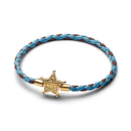 Bracelet Pandora Disney Pixar Toy Story Étoile de Shérif en métal doré or jaune 585/1000, 564605C01
