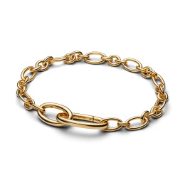 Bracelet Pandora ME links à maillons ouvrables , en métal doré or jaune, 564678C00