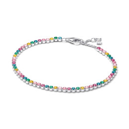 Bracelet Pandora rivière multicolore en argent 925/1000, 593927C03