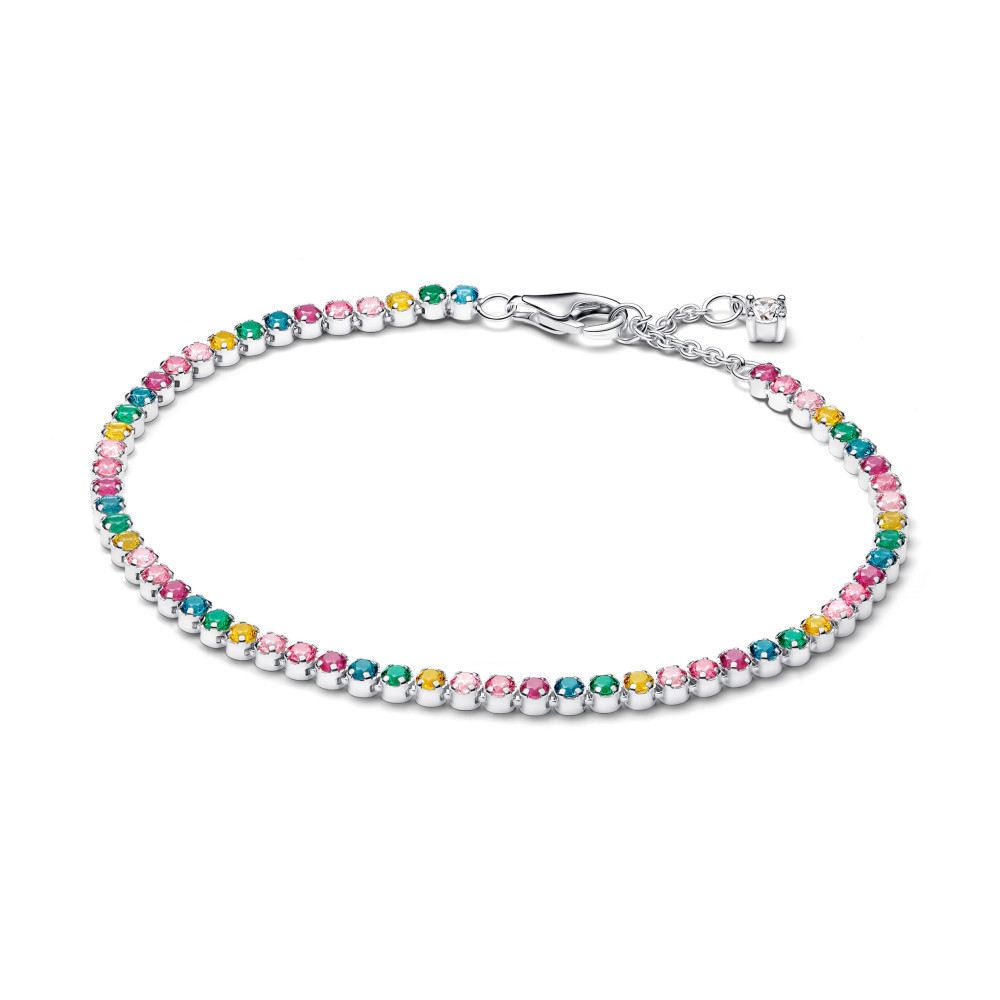 Bracelet Pandora rivière multicolore en argent 925/1000, 593927C03