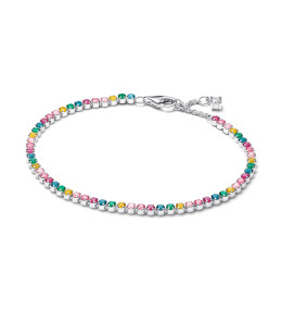 Bracelet Pandora rivière multicolore en argent 925/1000, 593927C03