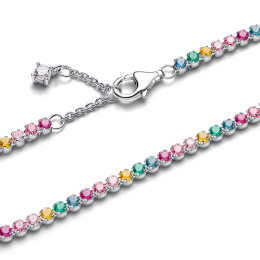 Bracelet Rivière Multicolore Argent Pandora, 593927C03