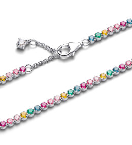 Bracelet Rivière Multicolore Argent Pandora, 593927C03