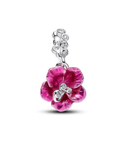 Charm pendentif Pandora hibiscus en argent 925/1000, 794698C01