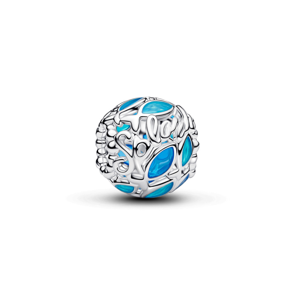 Charm Pandora poissons dans l'eau ajourés en argent 925/1000, 794699C01