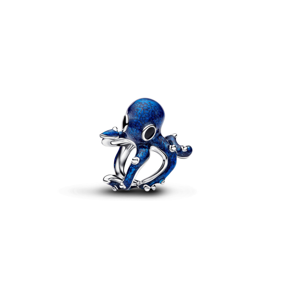 Charm Pandora poulpe bleu en argent 925/1000, 794706C01