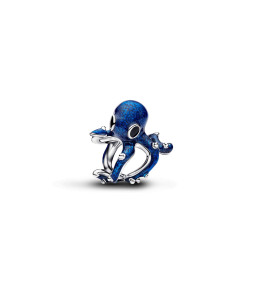 Charm Pandora poulpe bleu en argent 925/1000, 794706C01