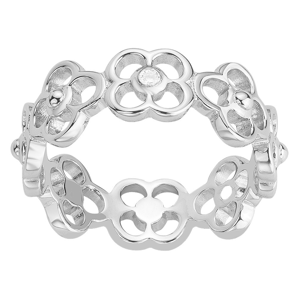 Bague Argent 925/1000, La Garçonne Diamant, 20100052