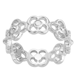 Bague Argent 925/1000, La Garçonne Diamant, 20100052