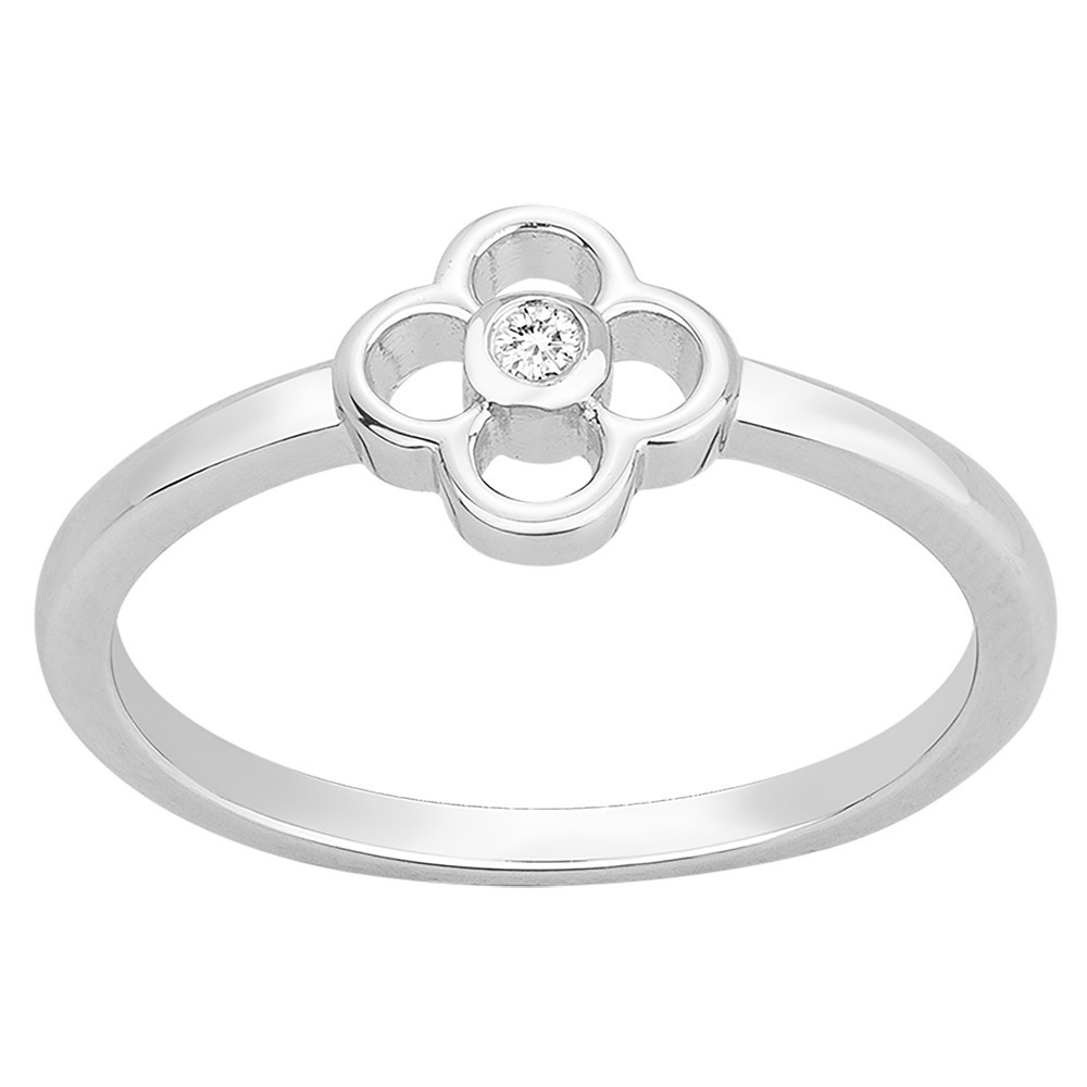 Bague Argent 925/1000, La Garçonne Diamant, 20100053