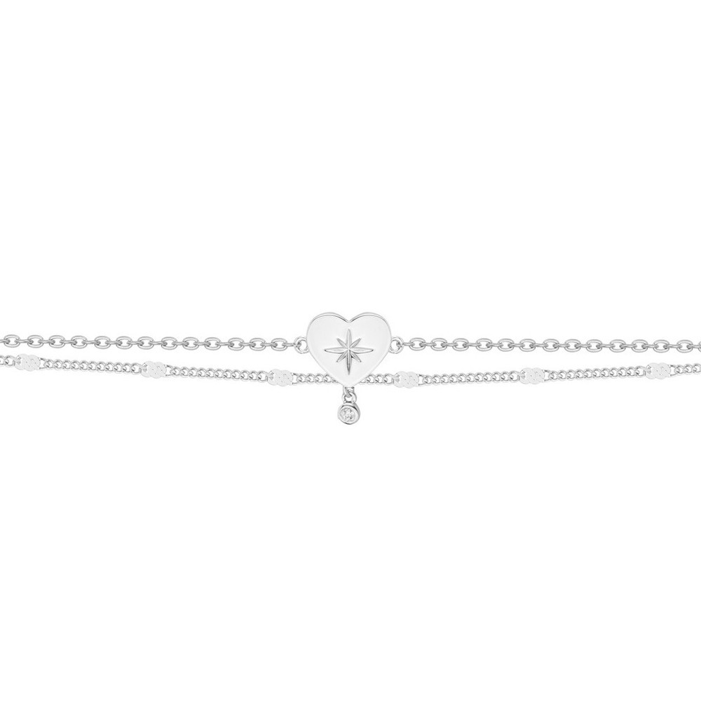 Bracelet Argent 925/1000, La Garçonne Diamant, 20300042