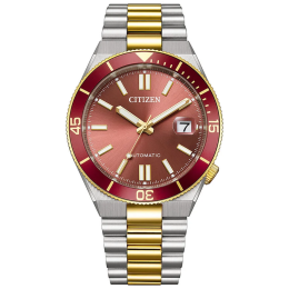 Montre homme Citizen, Tsuyosa Shore automatique, en acier bicolore NJ0234-58X