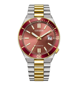 Montre homme Citizen, Tsuyosa Shore automatique, en acier bicolore NJ0234-58X