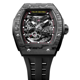 Montre Homme Tsar Bomba Elemental Carbone Automatique TB8228CF01