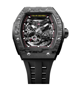 Montre Homme Tsar Bomba Elemental Carbone Automatique TB8228CF01