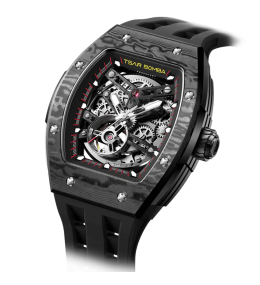 Montre Homme Tsar Bomba Elemental Carbone Automatique TB8228CF01