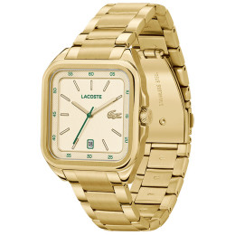 Montre Mixte Lacoste .12.12 UP Carré Acier Doré 2011462