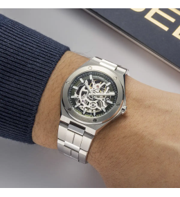 Montre Homme Herbelin Cap Camarat Automatique Squelette Acier 1645BSQ116