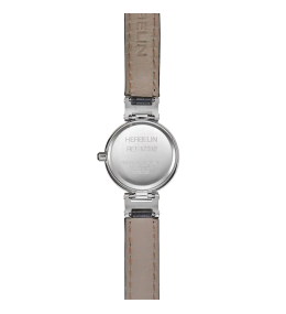 Montre Femme Herbelin Luna H Acier et Cuir Noir 17312AP12