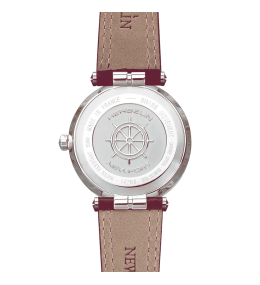 Montre Femme Michel Herbelin Newport Cuir Rose et Diamants