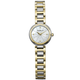 Montre femme MICHEL HERBELIN Lady H, acier bicolore  17312BT1N19